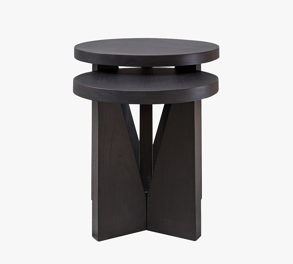 Kate Round Nesting End Tables Pottery Barn