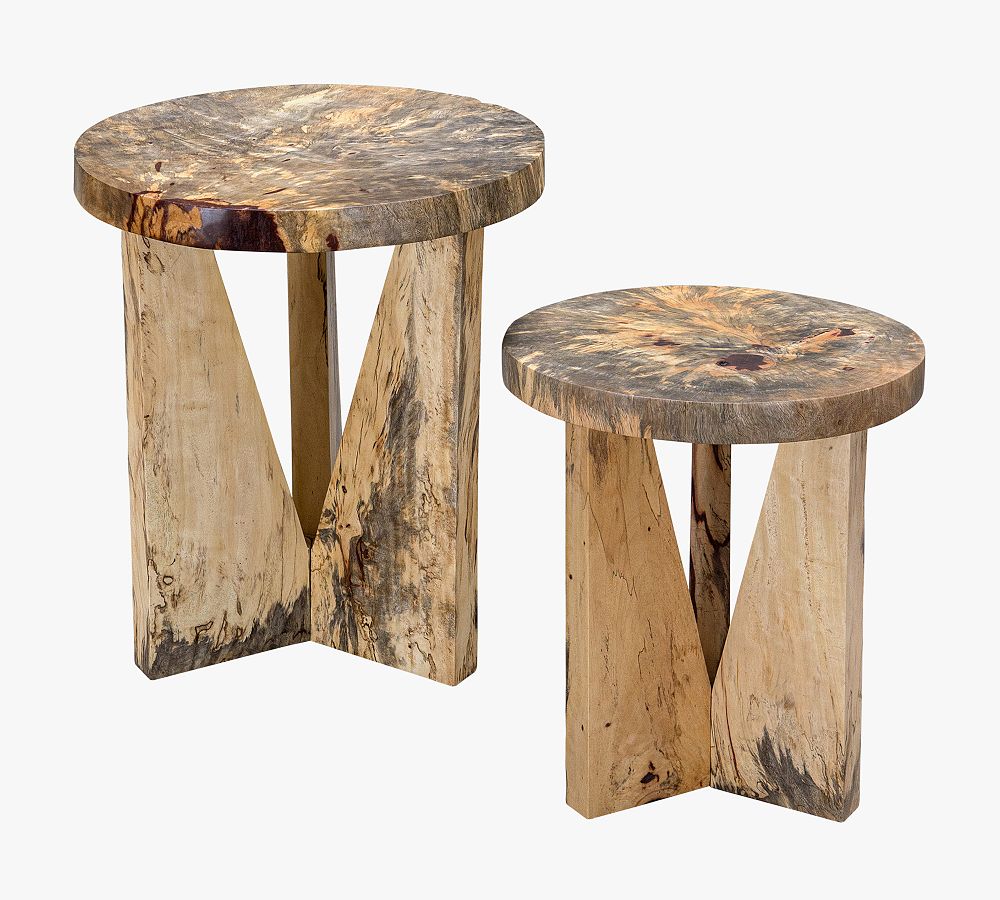Kate Round Nesting End Tables Pottery Barn