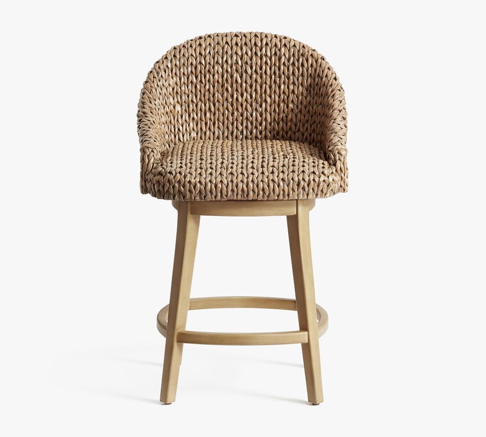 Pottery Barn Seagrass Bucket Swivel Counter Stool Yorkdale Mall