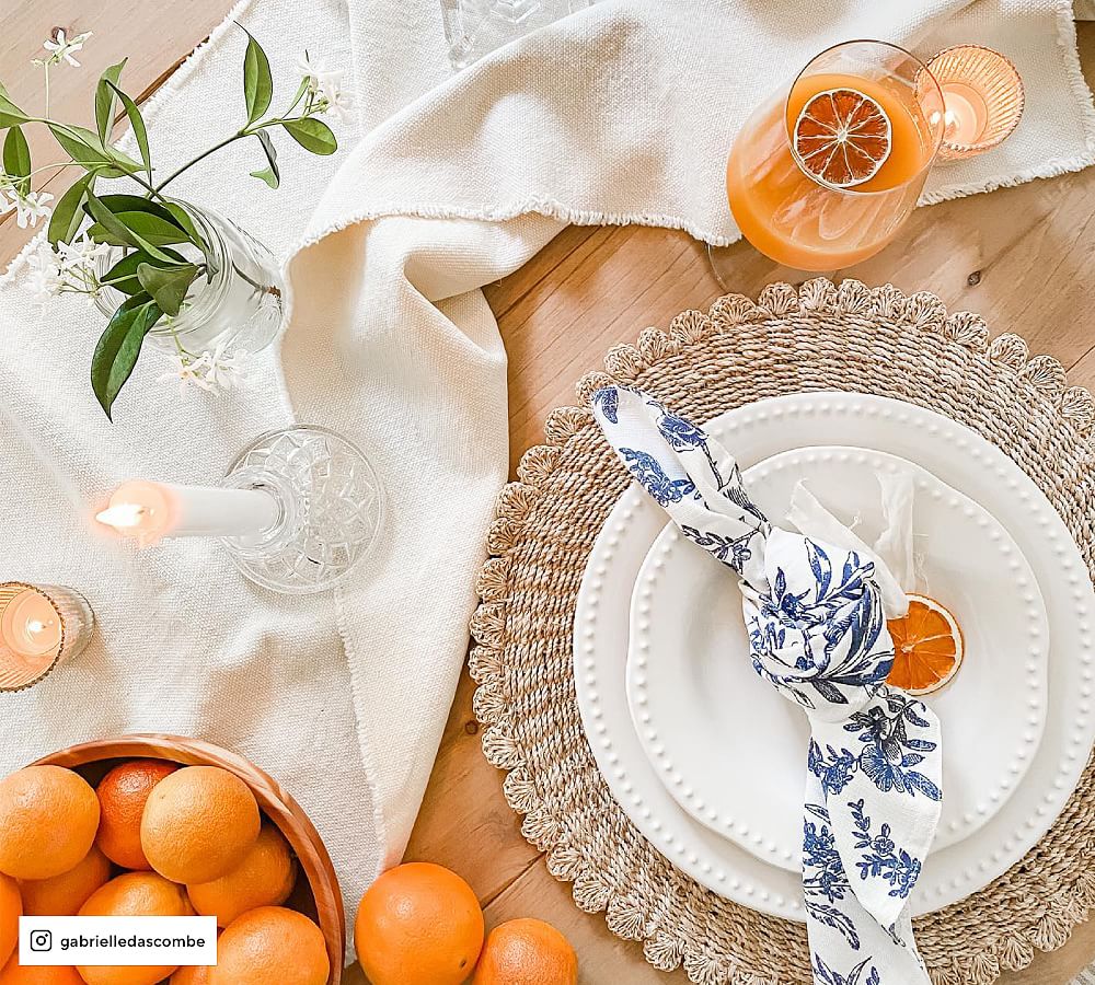 Emma Beaded Stoneware Salad Plates Pottery Barn