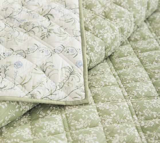 Julia Berolzheimer Clementine Reversible Cotton Quilt Pottery Barn