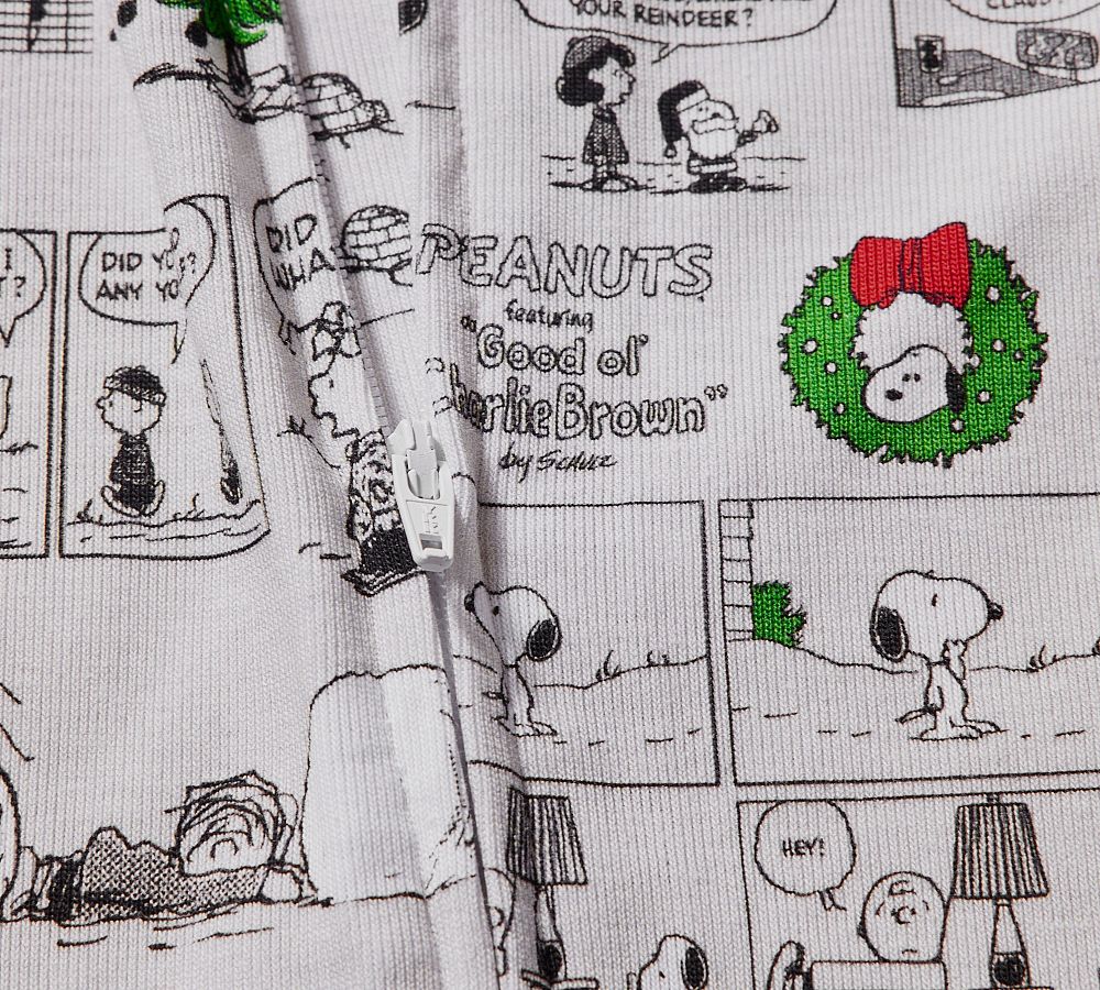 Peanuts™ Holiday Organic Cotton Nursery Pajamas Pottery Barn