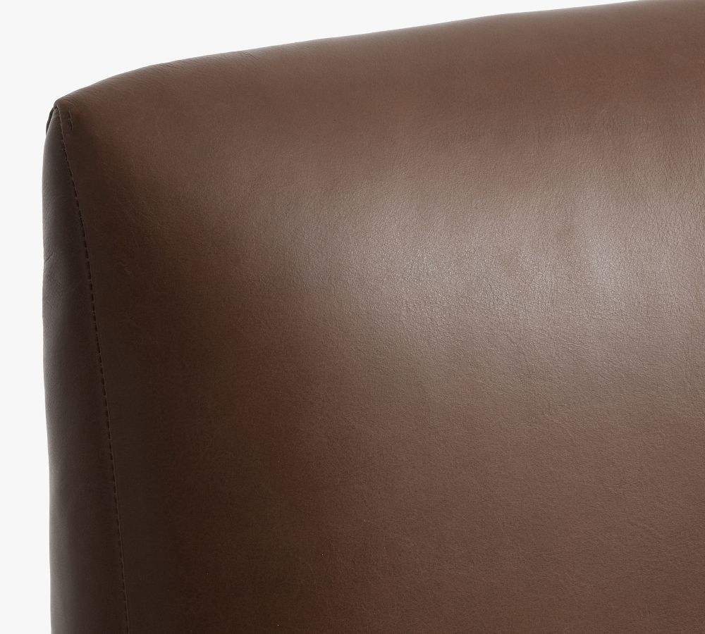 Jake Leather Dining Chair Pottery Barn