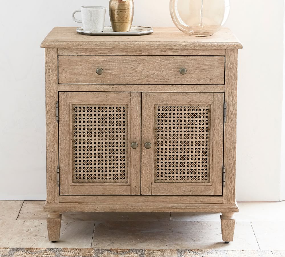 Sausalito Cane Nightstand Pottery Barn