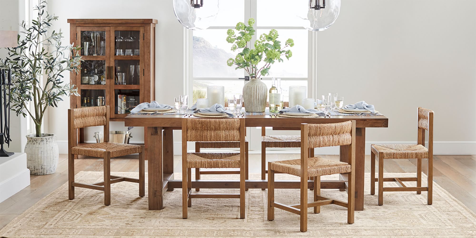 Reed Extending Dining Table Pottery Barn