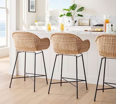 Grove Woven Bar & Counter Stools | Pottery Barn