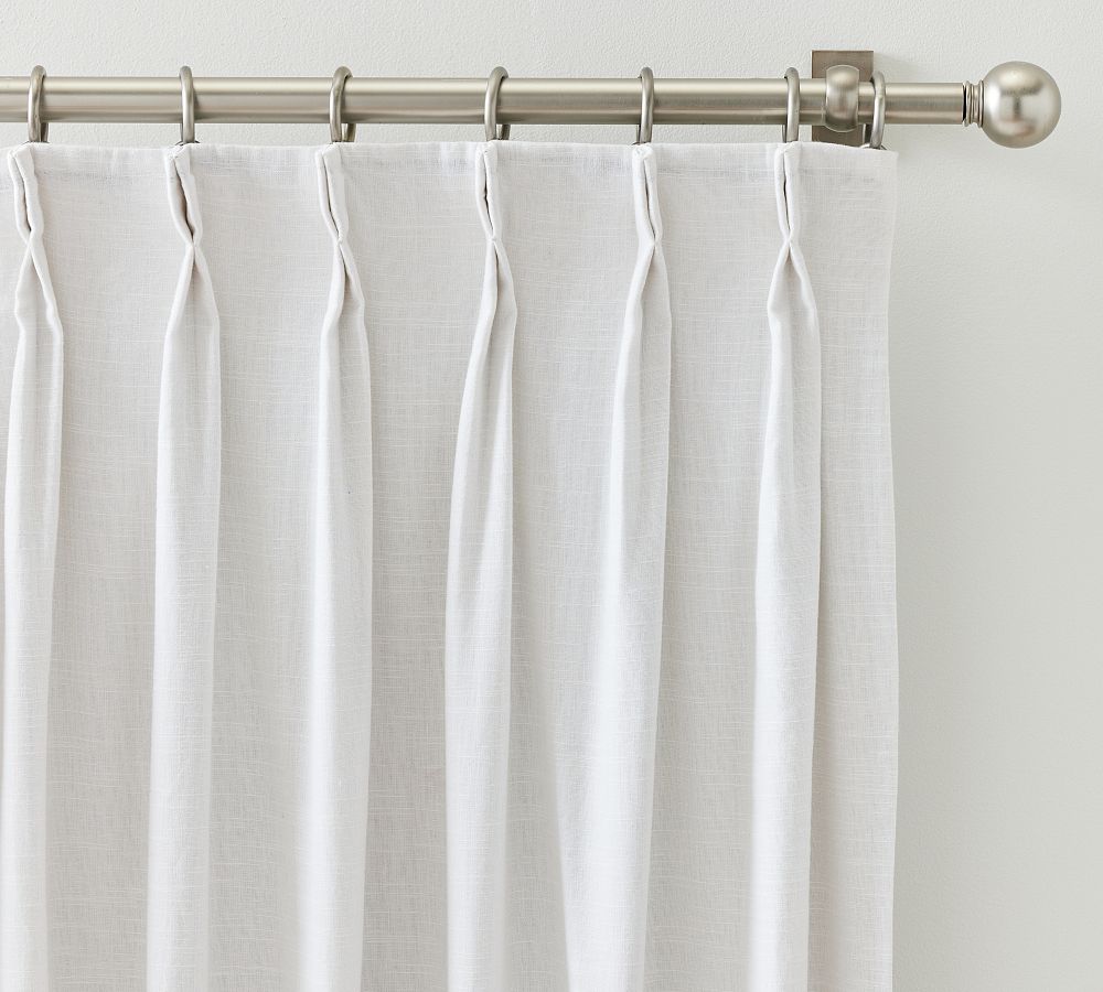 Emery Linen Pinch Pleat Blackout Curtain 