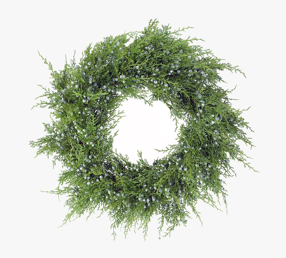 Faux Oregan Juniper Wreath Pottery Barn