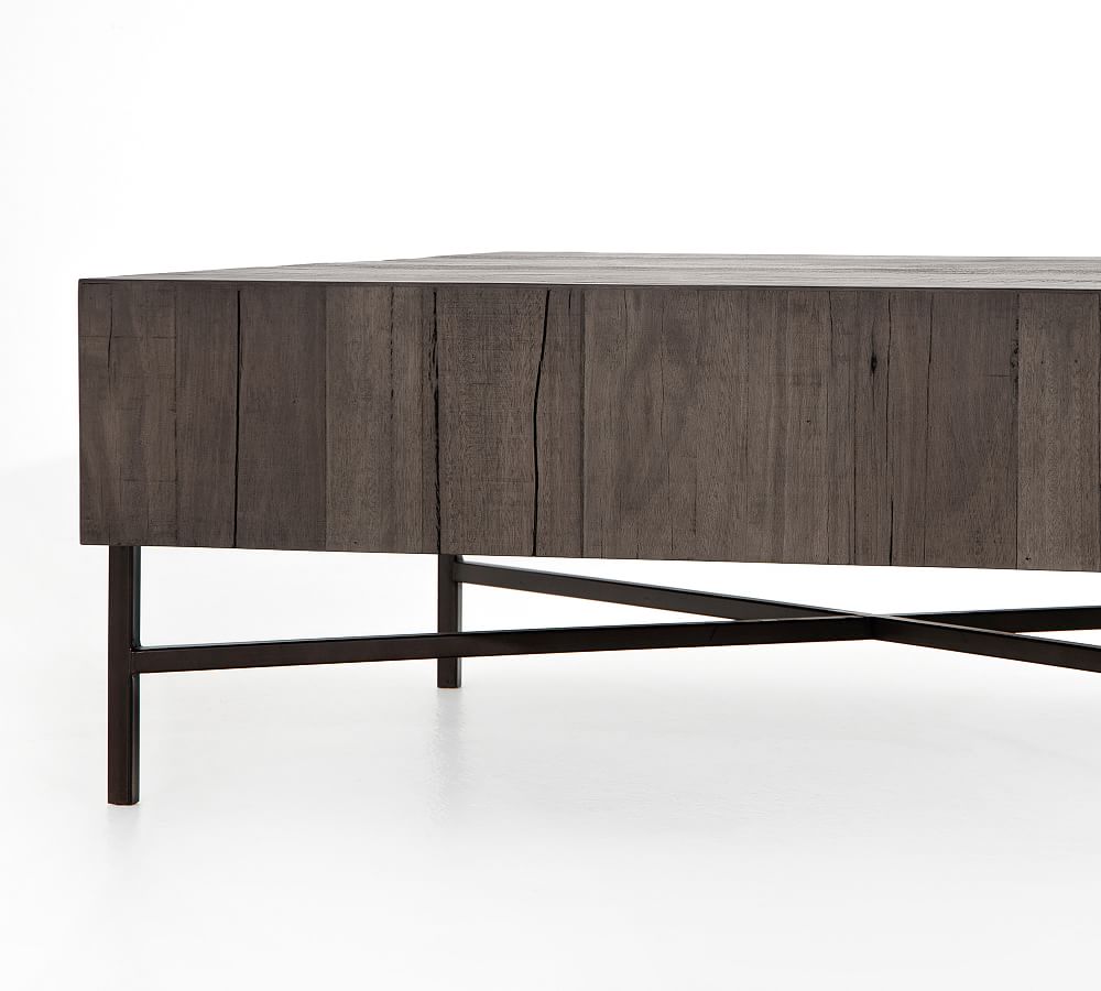 Fargo Square Reclaimed Wood Coffee Table Pottery Barn