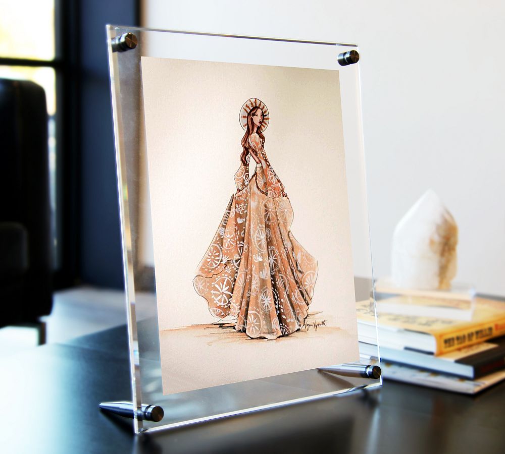 Acrylic Floating Tabletop Frame Pottery Barn