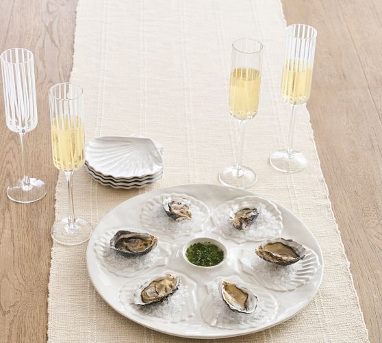 Stoneware Oyster Platter