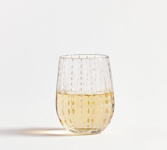 Dash Stemless Wine Glasses Set of 4 Pottery Barn