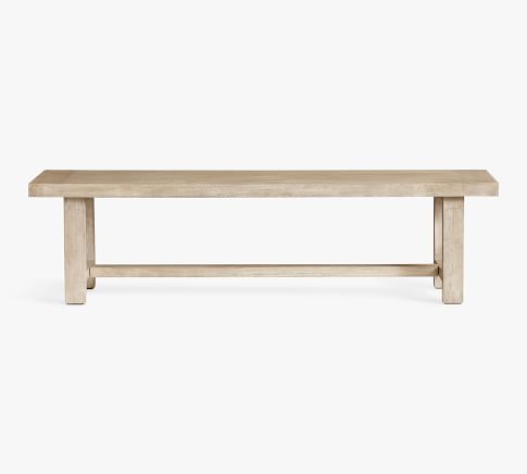 Reed Dining Bench, Biscotti, 68