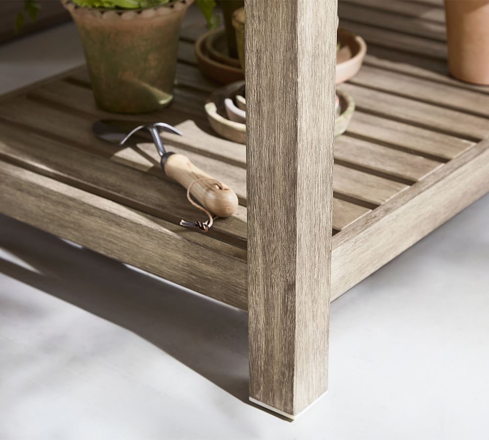 Indio FSC® Eucalyptus Outdoor Kitchen Island | Pottery Barn