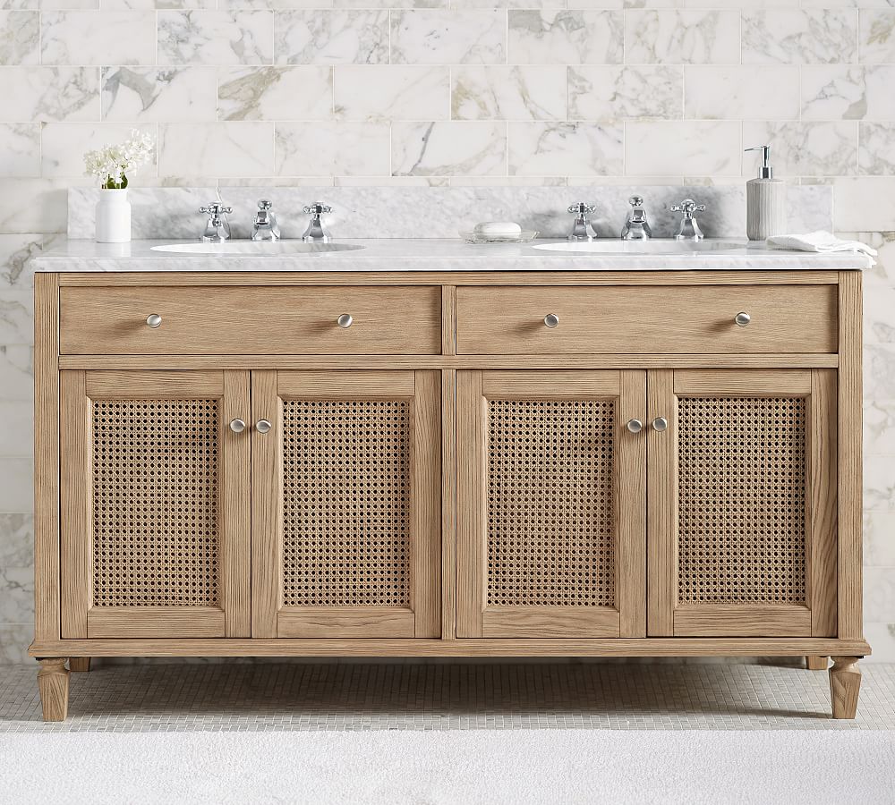 Sausalito 60" Double Sink Bath Vanity Pottery Barn