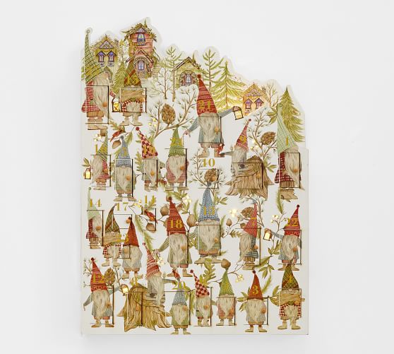 Light Up Gnome Advent Calendar Pottery Barn