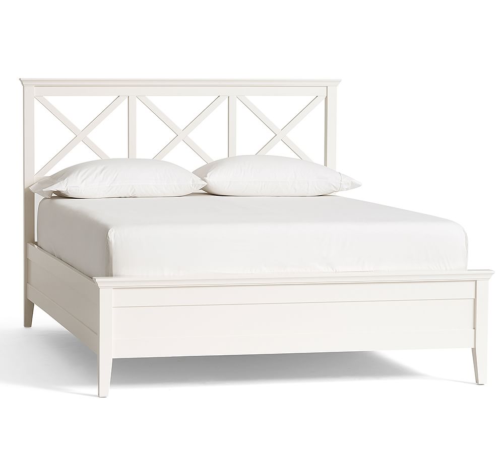 Clara Lattice Platform Bed Pottery Barn