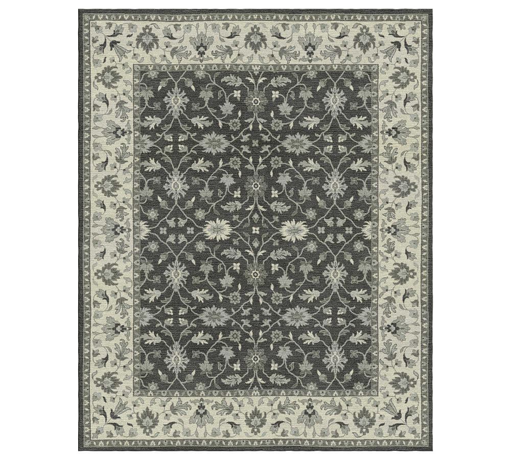 Malika PersianStyle HandTufted Wool Rug Pottery Barn