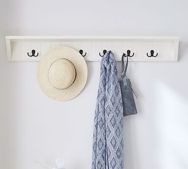 Aubrey Entryway Row of Hooks | Pottery Barn