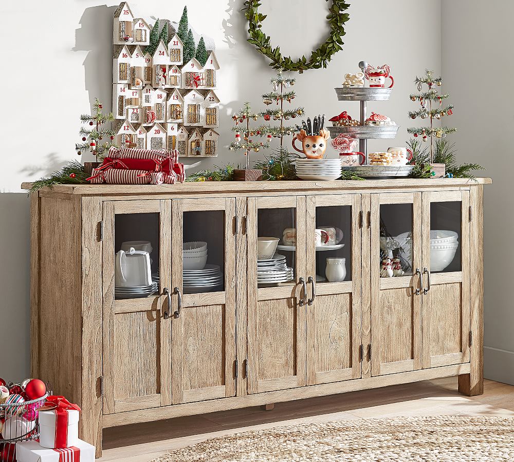 Light Up Glitter Houses Advent Calendar | Pottery Barn