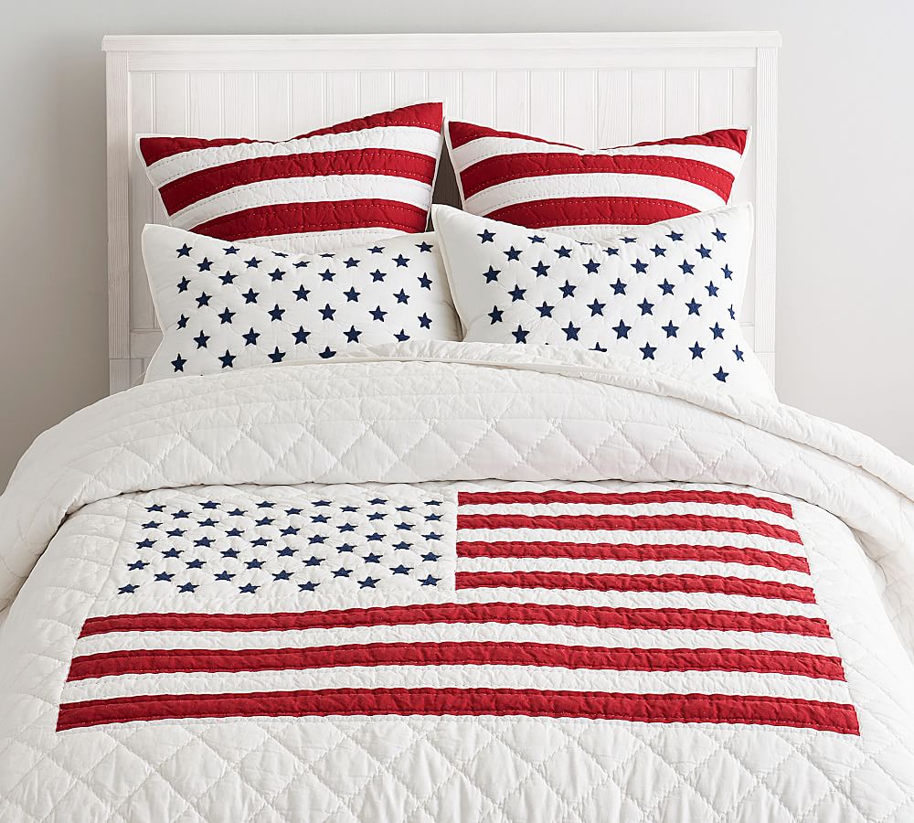 Americana Handcrafted Cotton Quilt Pottery Barn
