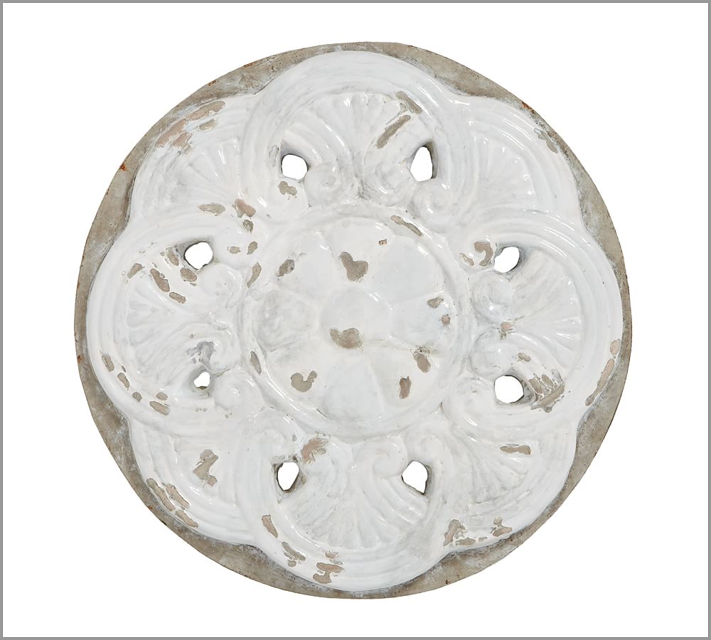 Ceramic Medallions, Set of 3 Wall Decor Pottery Barn