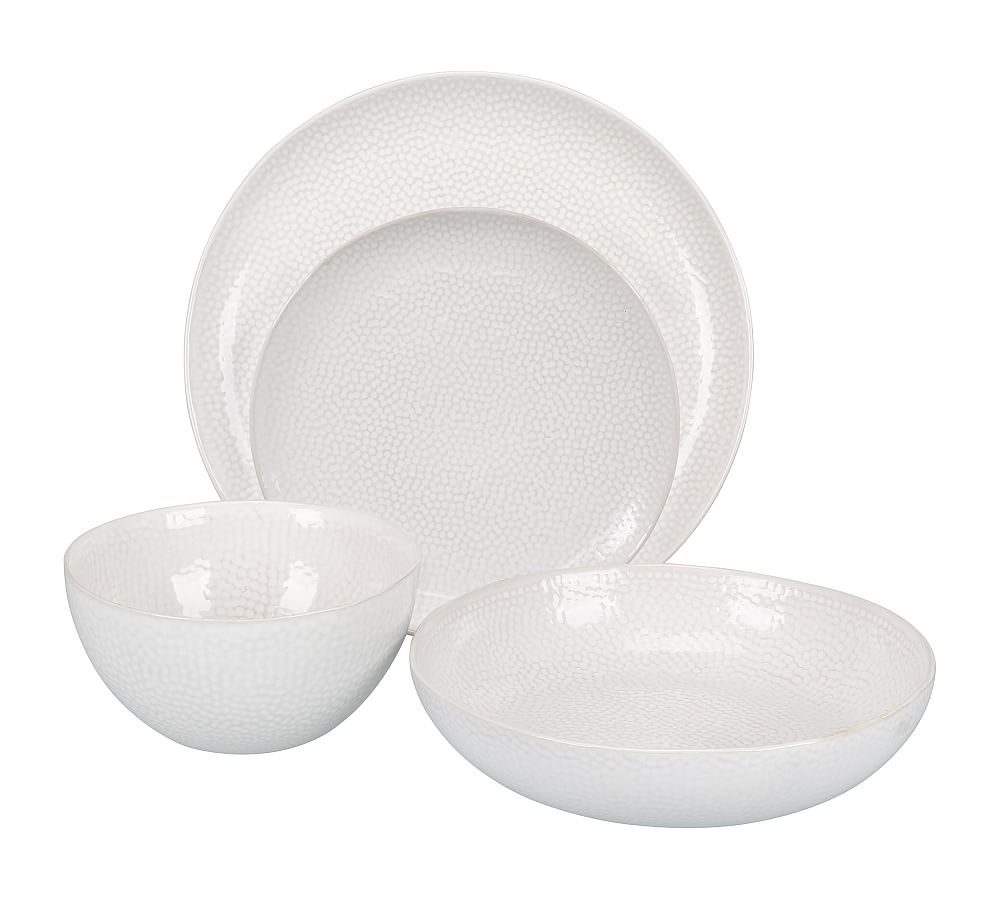 Serene Stoneware 16Piece Dinnerware Set Pottery Barn