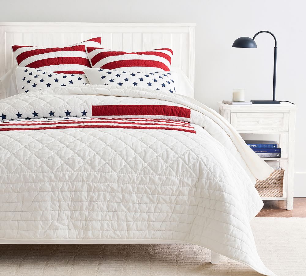Americana Handcrafted Cotton Quilt Pottery Barn