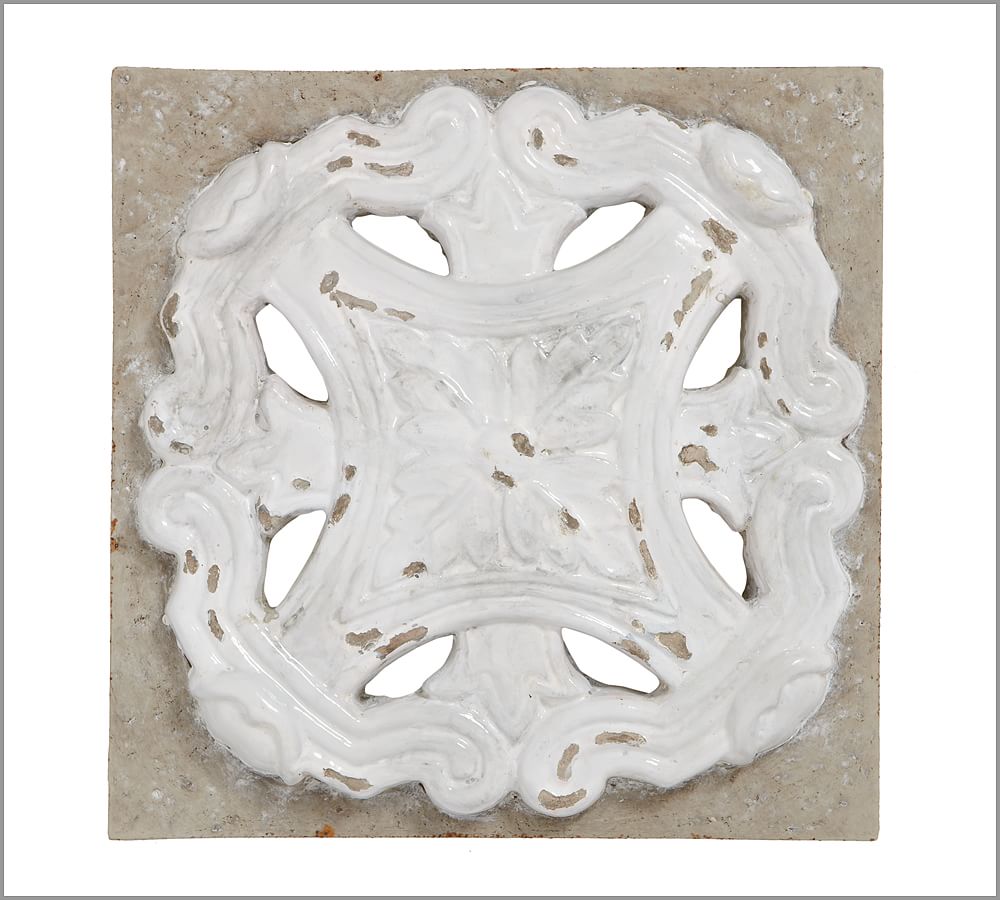 Ceramic Medallions, Set of 3 Wall Decor Pottery Barn