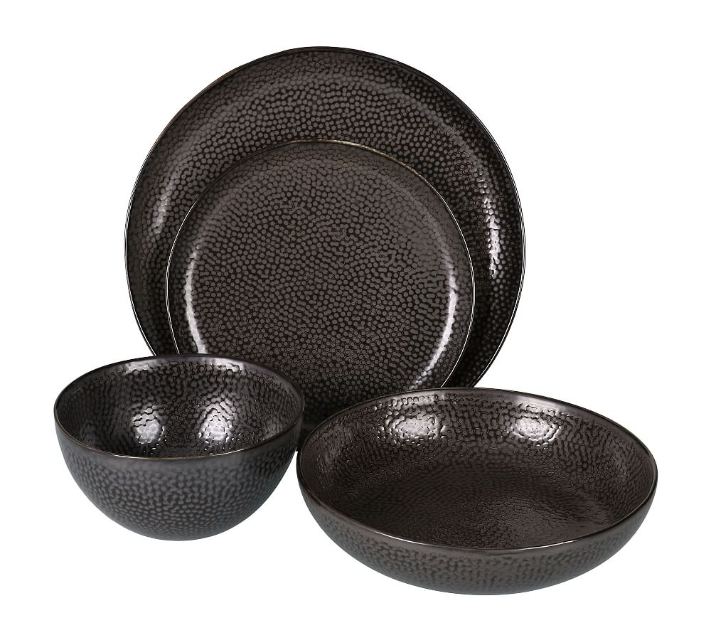 Serene Stoneware 16Piece Dinnerware Set Pottery Barn