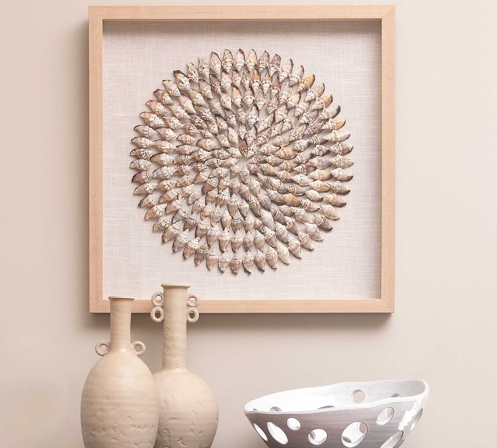 Tulip Shell Shadow Box Wall Art Pottery Barn