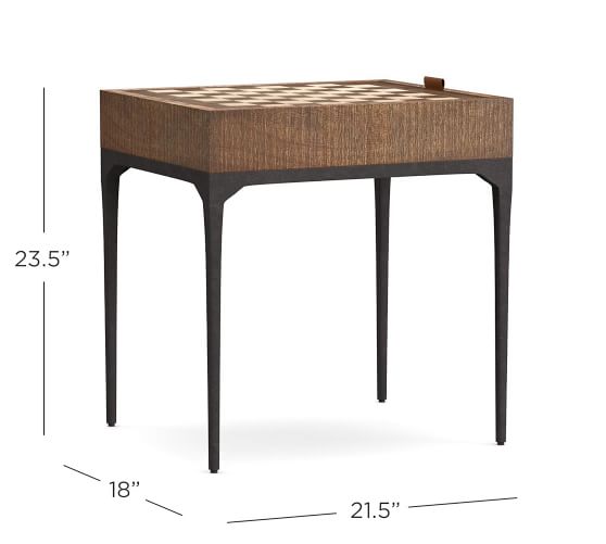 Checkers Game Table Pottery Barn