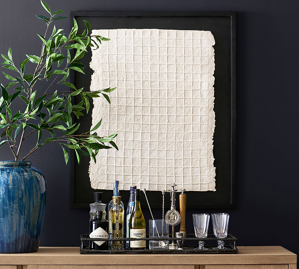 Woven Paper Wall Art Pottery Barn