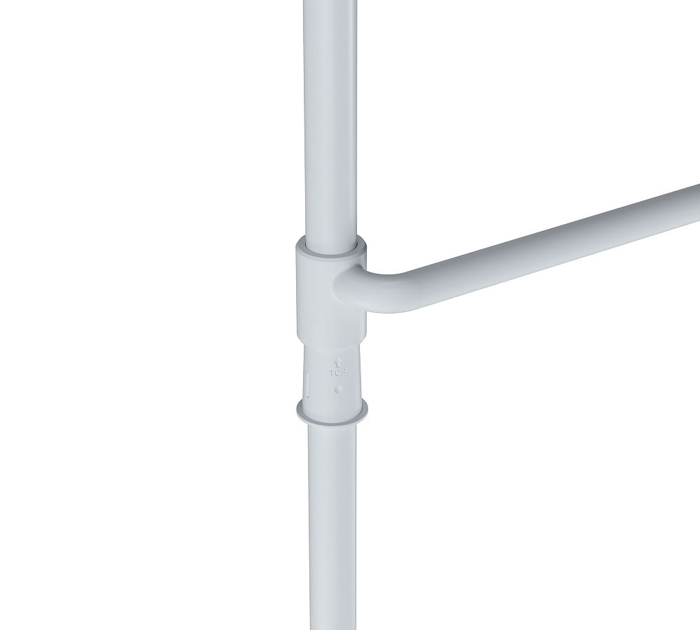 Umbra® Anywhere White Curtain Rod and Room Divider Pottery Barn