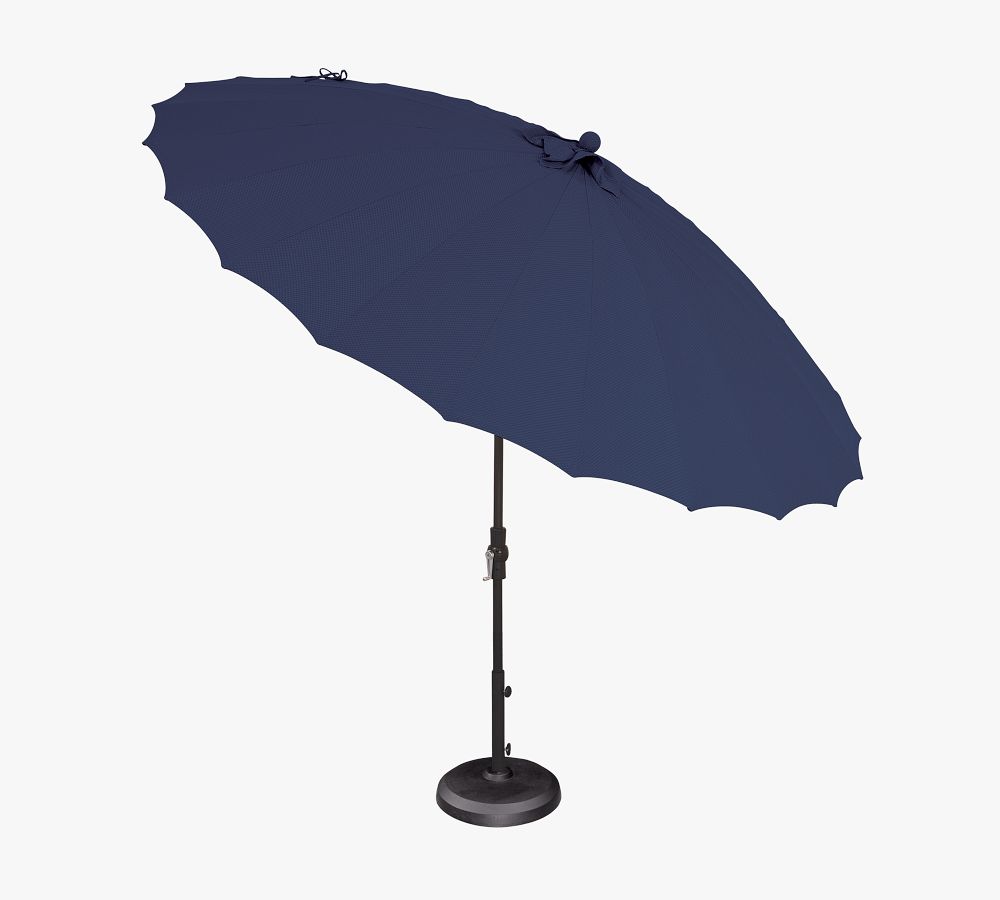 10' Round Portia Outdoor Patio Umbrella Aluminum Tilt Frame Pottery Barn