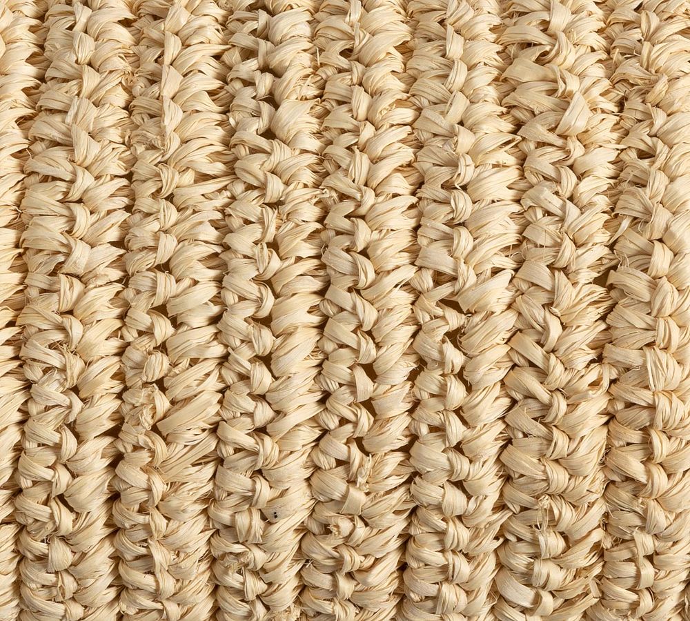 Klara Palm Leaf Round Lumbar Pillow Pottery Barn