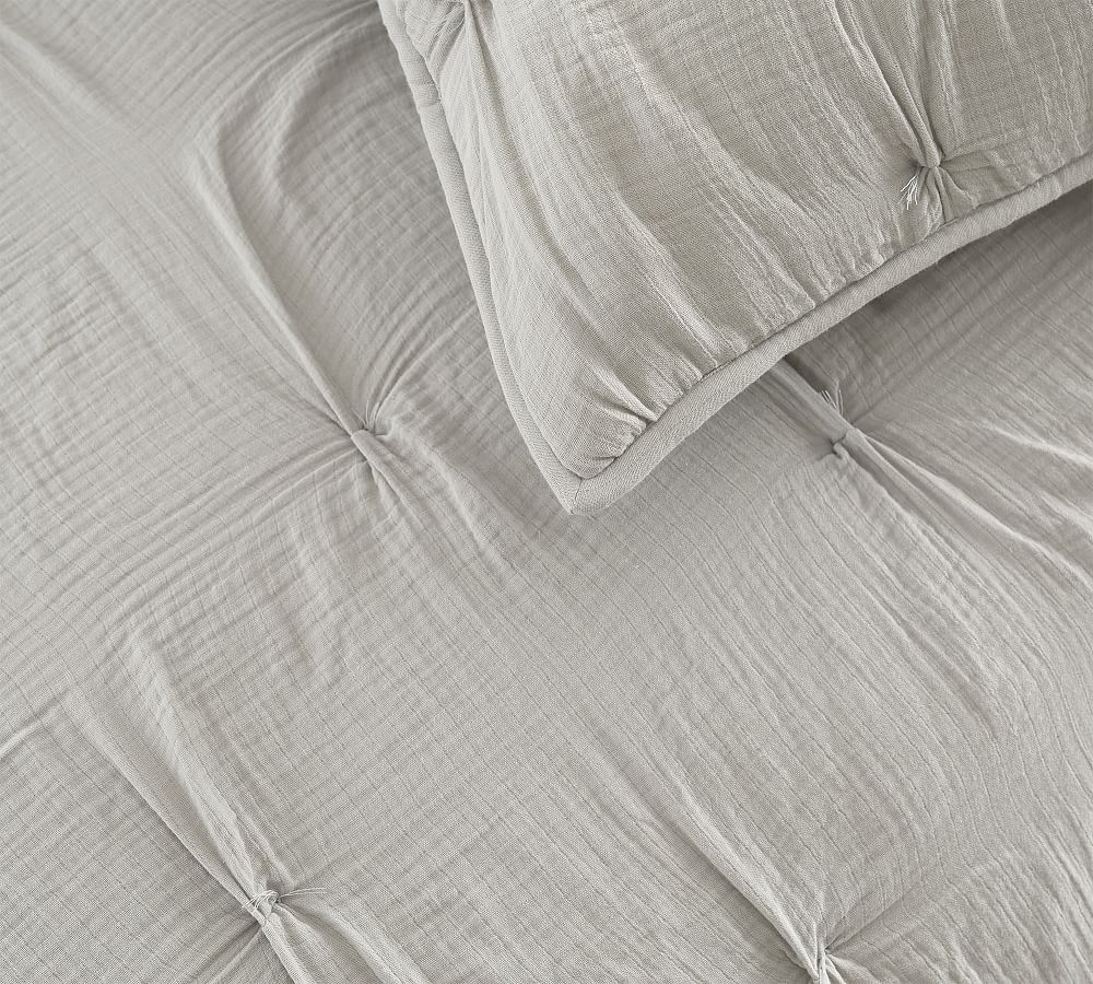 Soft Cotton Handcrafted Quilt Pottery Barn