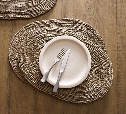 Mori Oval Coil Handwoven Jute Placemats