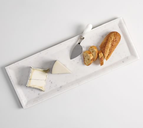 White Marble Long Cheese Board