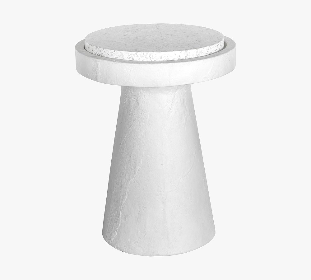 Willow Round Terrazzo Accent Table Pottery Barn