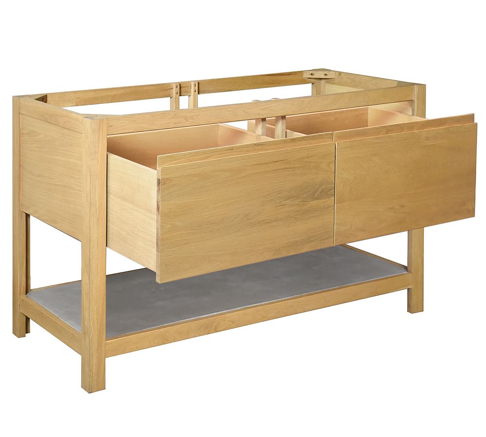 Rilen 48" Handcrafted Single Sink Vanity with Trough Sink Pottery Barn