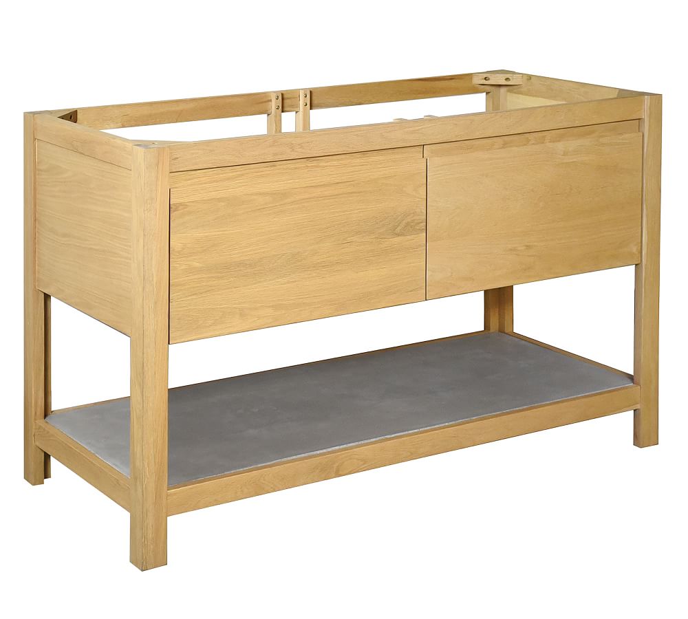 Rilen 48" Handcrafted Single Sink Vanity with Trough Sink Pottery Barn