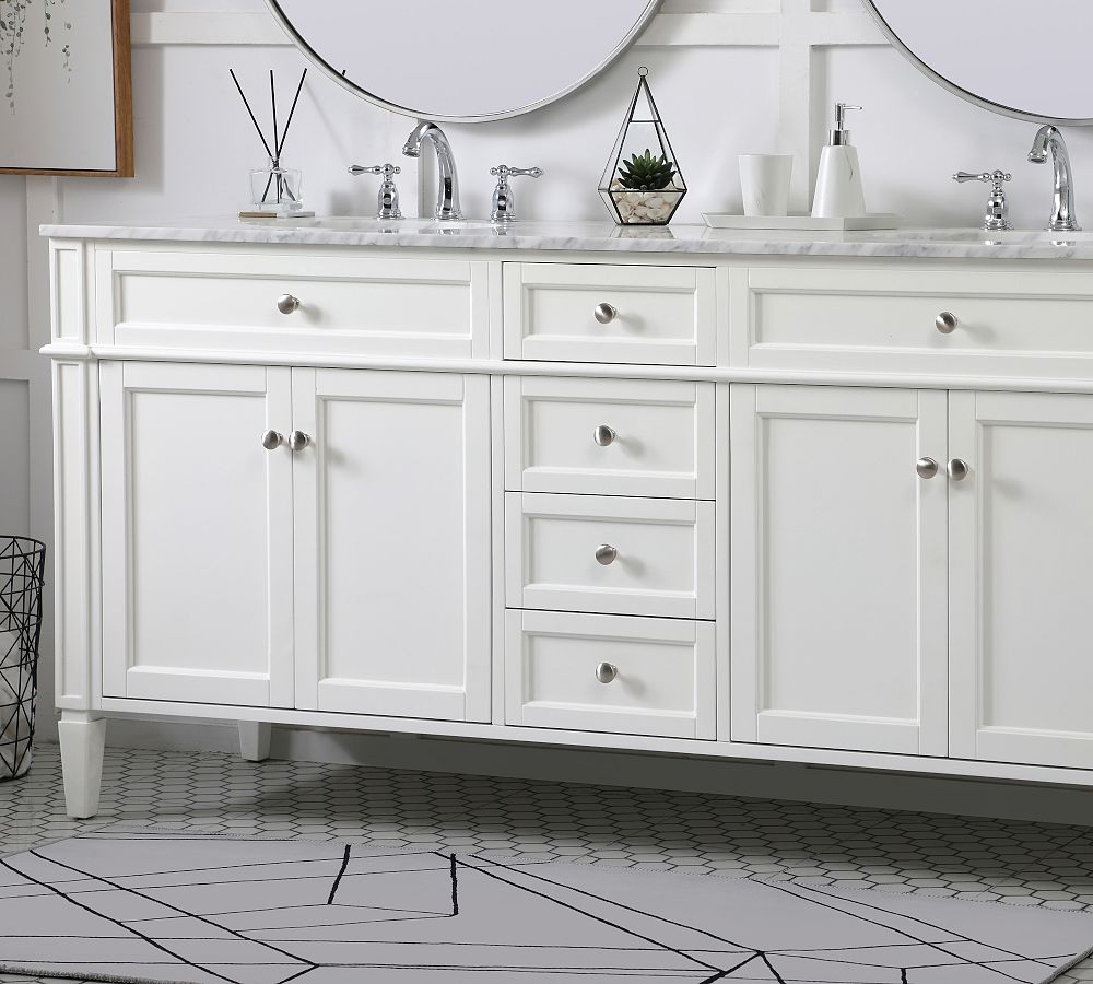 Ilsa 72" Double Sink Vanity | Pottery Barn