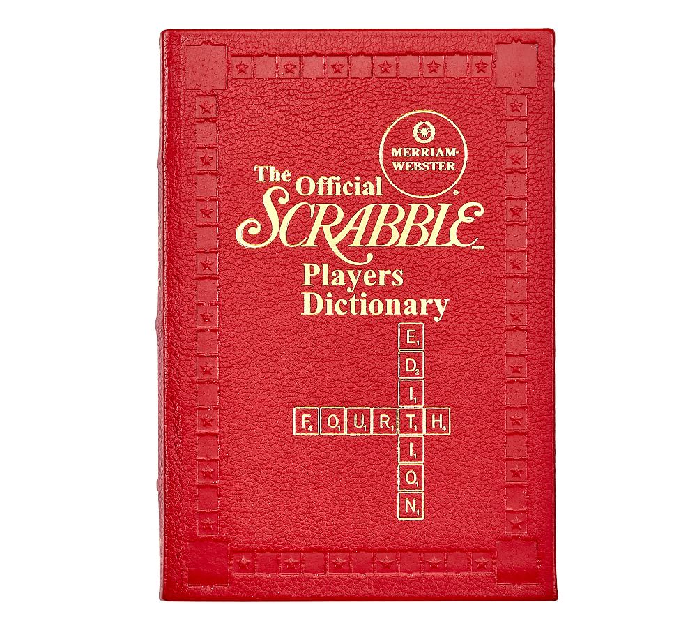 Leather-Bound Scrabble Dictionary | Pottery Barn