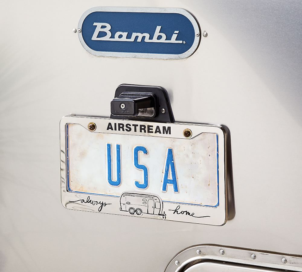 Airstream License Plate Holder Pottery Barn