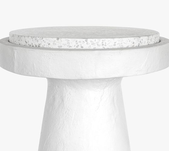 Willow Round Terrazzo Accent Table Pottery Barn