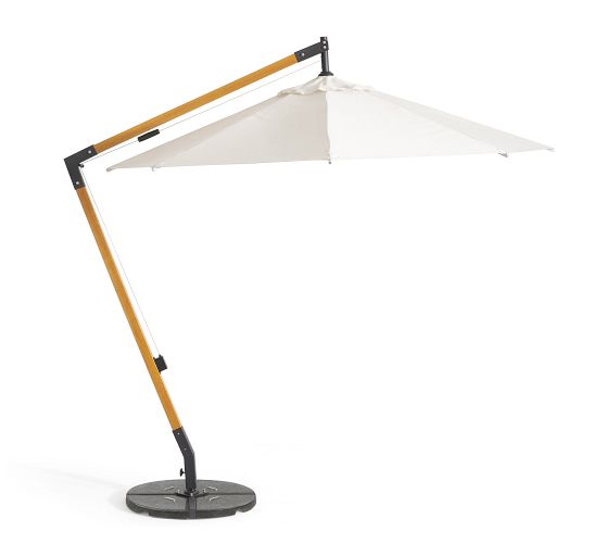 Premium Sunbrella® Wooden Cantilever Umbrella Outdoor Umbrellas