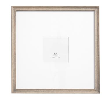 Catalina Gray Wood Gallery Picture Frame | Pottery Barn