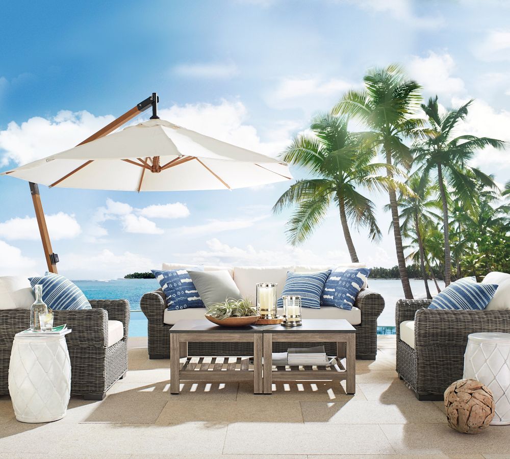 Huntington Outdoor Furniture Replacement Cushions Pottery Barn