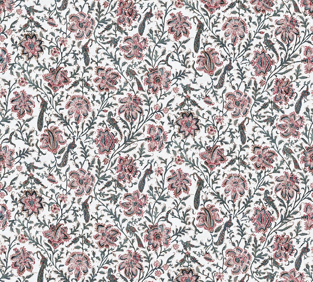 Kalamkari Floral Print Wallpaper | Pottery Barn